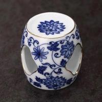 青花瓷盖置 景德镇青花瓷茶壶盖碗盖子配件白瓷盖置陶瓷壶盖托茶具垫茶道零配