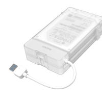 单线款 麦沃移动硬盘盒USB3.0双盘位双线2.5英寸笔记本外接盒读取器K1042