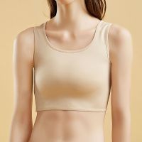 肤色 M 束胸内衣les缩胸学生帅t加强束胸衣裹胸女显胸小紧身绷带塑胸大码