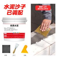 1.2斤【水泥细沙已混合好】送工具 黑水泥防水家用墙面修补白水泥速干水泥地漏快干水泥砂浆黄沙525