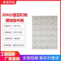 30w小金豆灯板(带透镜) led路灯光源板灯头维修配件220v超亮灯珠灯板灯芯防水电源驱动器