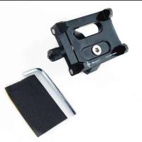 黑色 手机支架 电动摩托自行车改装后视镜延长杆多功能导航支架杆铝合金CNC手机