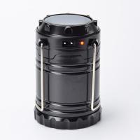 黑色 露营户外多功能帐篷灯太阳能充电5号电池USB手机充电营地手提挂灯
