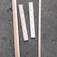 单独巢框边条50根 巢框配件 大梁边条底条杉木边框 蜂框零件的巢础蜂箱蜂具养蜂工具