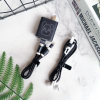 暴力熊(黑色) 三合一线 华为Mate40Pro/荣耀50/X20/V40数据线保护套nova8se充电器缠绕线