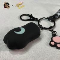 普通款/黑色猫爪 雀魂黄油猫发光猫爪钥匙扣橘猫黑猫可爱卡通萌钥匙链挂绳挂件盲盒
