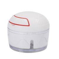 手动[象牙白] 手动蒜泥器[170ML] 家用小型电动绞肉机蒜泥神器手动拉蒜剥蒜捣蒜器辅食材料搅碎机器