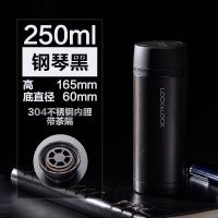 黑色250ml 乐扣乐扣旗舰店保温杯男士商务车载真空不锈钢便携不锈钢学生水杯