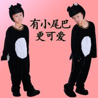 黑色 小蝌蚪短款 110 小蝌蚪找妈妈儿童动物表演服装卡通话剧舞蹈衣服幼儿园道具演出服