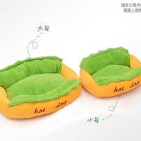 Hot Dog窝 小 热狗窝猫窝可拆洗宠物窝hot dog小猫窝大贵宾狗柴犬秋田泰迪贵宾