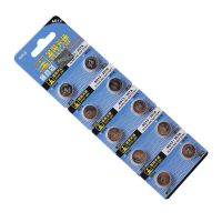 一排10粒 天球LR44H AG13 LR44 纽扣电池 1.5V A76 L1154 357A玩具游标卡尺