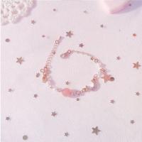 单拍星月手链 手表+电池(收藏优先发货) 手表儿童女小公主粉夜光可爱学生闺蜜数字石英电子表卡通韩版日系