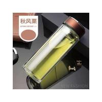 黑钻石(特价) 330ML(普通底) 玻璃钢茶杯钢化防摔车用保温杯男士真空保温车载玻璃双层真空