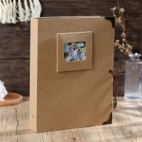 [复古绑绳相框] 单本相册+笔和角铁 复古手工diy相册本创意浪漫情侣粘贴式礼物恋爱纪念册生日礼物