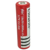 1节电池 18650尖头3.7v强光手电筒头灯收音机扩音器喇叭话筒可充电锂电池