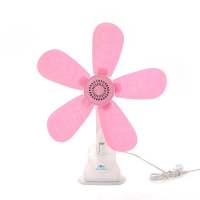 粉色夹扇+9寸+新款转页扇 自带线1.3米 卡通风扇家用静音迷你小风扇 宿舍办公室转页小风扇制冷神器迷你