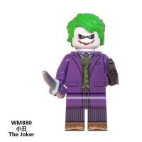 WM880-小丑 乐高积木人仔小丑女希斯莱杰杰昆蝙蝠侠益智拼插儿童玩具暗黑超英
