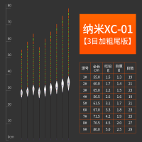 加长(加粗尾版)收藏、 (1号)55cm 渔眼流氓漂加长行程漂60cm、70cm浮漂深水翘嘴筏钓漂鲫鱼鲤鱼漂