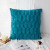 胡蓝色[枕芯+枕套] 40*40cm [枕芯+枕套] 观绪抱枕客厅沙发靠背靠垫车用不变形抱枕芯
