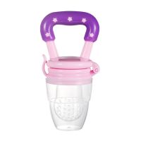 普通款粉色 婴儿咬咬袋果蔬推进款咬咬乐吃水果辅食器宝宝奶嘴牙胶磨牙棒婴儿