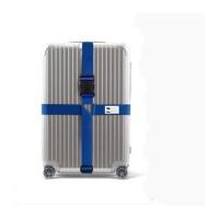 升级款十字无密码[深蓝色] 升级款十字打包带旅行箱加固绑带拉杆箱十字一字拉杆箱绑带加固带