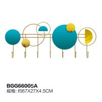 MGG66005A 衣服挂钩进户门后创意玄关钥匙卧室墙面装饰壁挂式排钩金属衣帽架