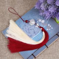 酒红色 宫铃流苏穗子diy钥匙包挂流苏挂件汉服腰佩清心铃铛紫色古风吊坠