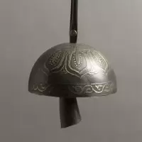 仿古色(自用简装) 复古风驼铃铜铃铛冥想手摇铃门铃门挂空灵禅修东巴铃隔山铃