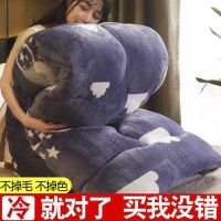 云朵[3秒速热爆款主图]保暖冬被 100x150[午休被] 加厚绒被子冬被双面单绒棉被加厚保暖冬季冬天毛绒被芯法兰绒被子