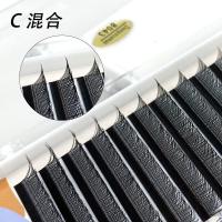 粗度：0.07 曲度：C 混合规格（内含8-12mm） yy睫毛混装YY假睫毛y型网状编织单簇自然网状编织一秒开花假睫毛