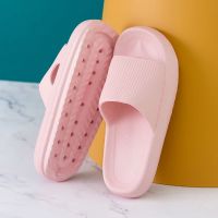 k32粉色 34/35 厚底凉拖鞋女浴室洗澡家居家用踩屎感情侣防滑软底外穿室内沙发男