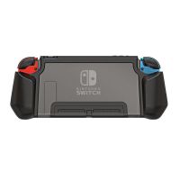 [一体式]防摔保护-黑色 适用于switch保护壳 任天堂ns保护套一体式TPU软壳PC保护套防摔