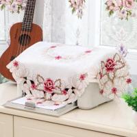 红花-1011款 常规号(56*56cm方)*1张 音箱盖布音响盖巾功放DVD功放桌桌布茶几台布通用家电防灰防尘