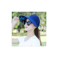 光板藏青（送防风绳） 妈妈电瓶车40-50-60岁防晒帽透气中老年太阳帽女女生镂空海边