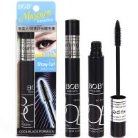 睫毛膏 1支 BOB惊艳纤长睫毛膏 防水卷翘浓密曲线刷头不晕染彩妆不易脱妆