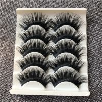 舞台睫毛1盒5对 舞台睫毛1盒（无赠品） 5对装硬梗假睫毛 浓密交叉加长夸张款夜店舞台表演拉丁舞眼睫毛