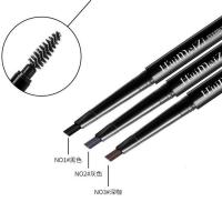 01#黑色 男士双头眉笔眉粉眉刷彩妆持久防水防汗初学者修眉