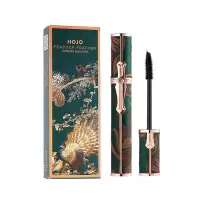 孔雀羽扇卷翘睫毛膏 HOJO睫毛膏防水拉长不晕染卷翘纤长浓密增长细刷头品牌学生初学者