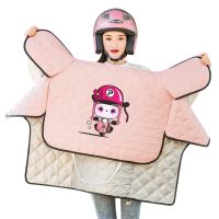 升级款 粉色摩托(大侧翼+大口袋) 电动车挡风被夏季防晒电瓶摩托车挡风罩自行车电车遮阳罩夏天薄款