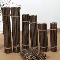 干树枝1cm长10cm40根 桦树枝干树枝干花幼儿园手工diy材料麻绳松果木片鱼鳞滚木段杉木