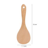 饭铲 木铲子榉木无漆不粘锅专用木锅铲炒锅铲炒菜木头铲饭勺子汤勺套装