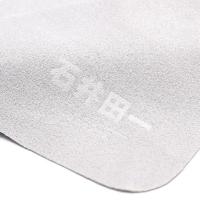 40x40CM眼镜布1张-透明LOGO 石井田一眼镜布大块软麂皮绒擦屏幕布镜片显示器镜头手机清洁大号