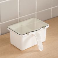 两格款 调料罐厨房家用调味盒一体翻盖调味瓶组合套装盐罐佐料糖味精收纳