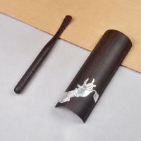 黑檀佛手茶则 黑檀木茶则茶勺取茶匙赏茶功夫茶具配件醒茶荷茶道六君子分茶勺