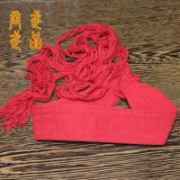 红色不带字 练功带 气功带 帆布腰袋 板袋 少林练功带 少林武术腰带