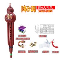 仿木纹款 降B调[6赠品不带盒] 初学入门双音葫芦丝c调降b调F调G调学生儿童成人零基础自学乐器