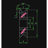 BC10*35*9-V5 其他 滑轮9vv8导向10v型槽轴承滚动轴承8/40/12-V9校直轮导轮206518v10