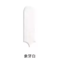 亮光象牙白 40片/平方 其它 北欧孔雀羽毛砖浴室吧台民宿手工砖粉色绿色白色长条砖厨房墙面砖