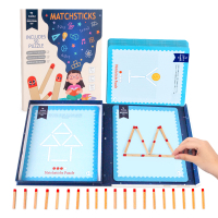 思维火柴游戏 思维火柴客奥数逻辑思维训练儿童小学生专注力益智玩具桌面游戏棒