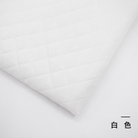 白色无线压棉 1米价 加厚绗棉布料绗缝夹棉面料行棉服装里布复合压缩里衬diy布料